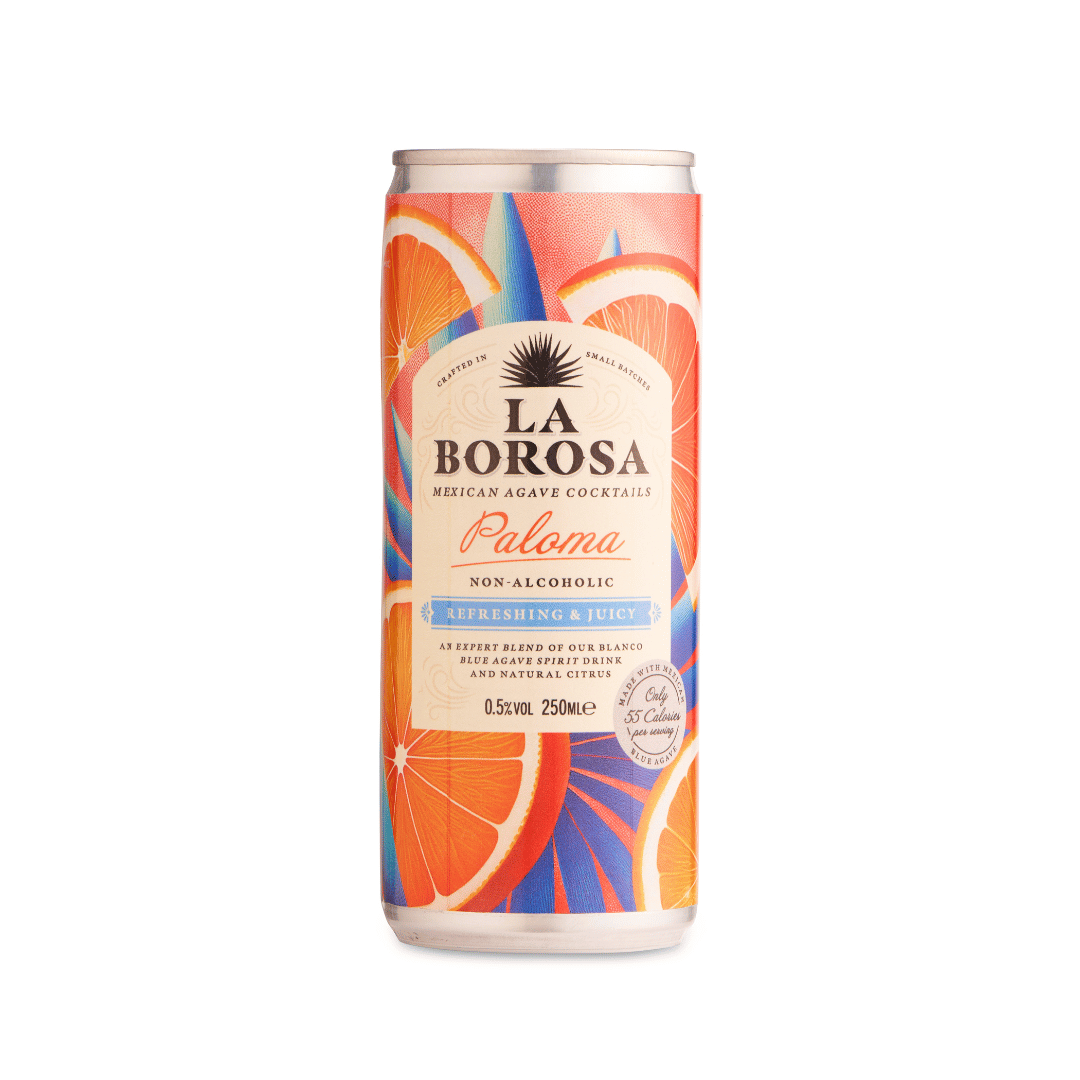La Borosa Alcohol-Free Ready-to-Serve Cocktails - 250ml can - 12 Pack