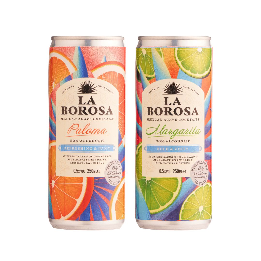 La Borosa Alcohol-Free Ready-to-Serve Cocktails - 250ml can - 12 Pack
